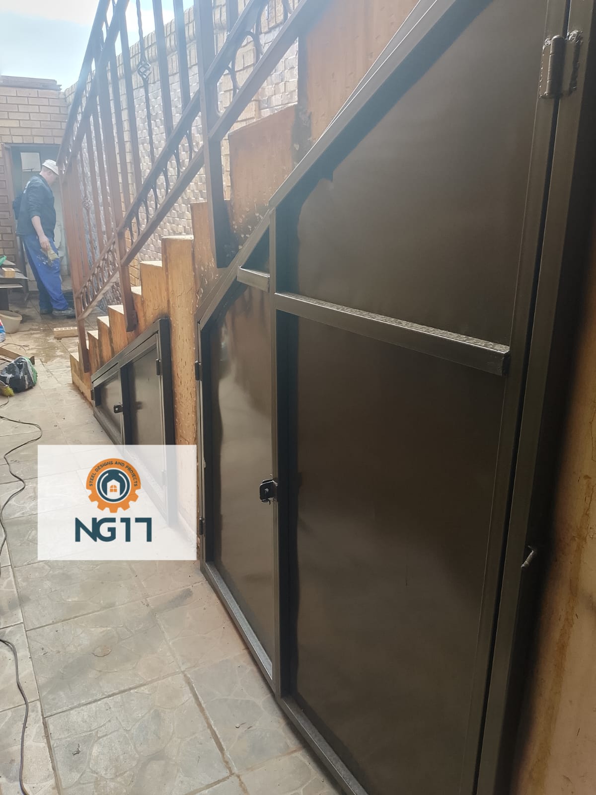 Under-Stair Storage Doors
